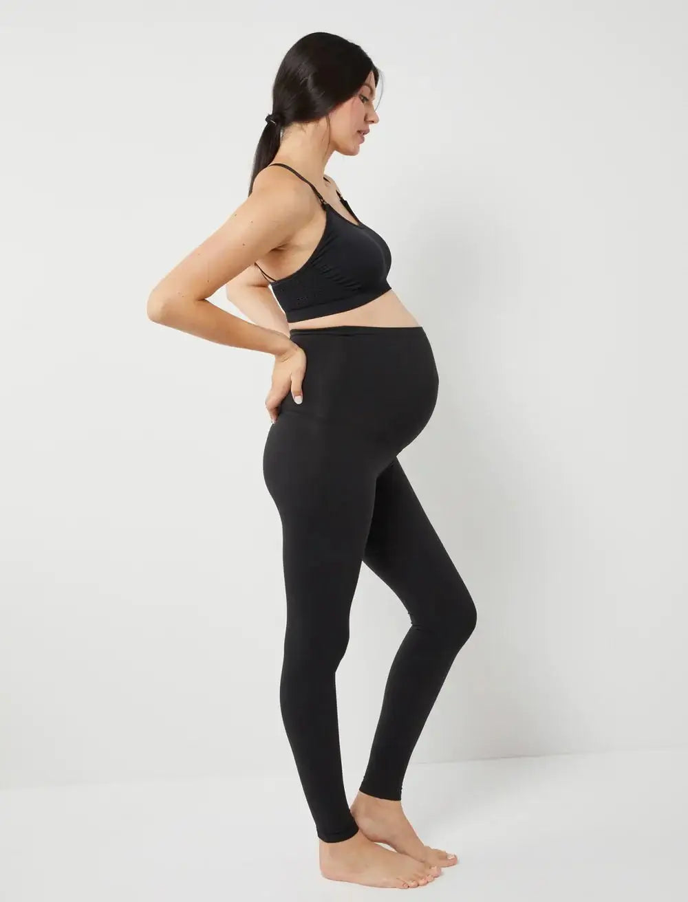 Maternity Belly Support Leggings-women's maternity leggings-ONVOILA