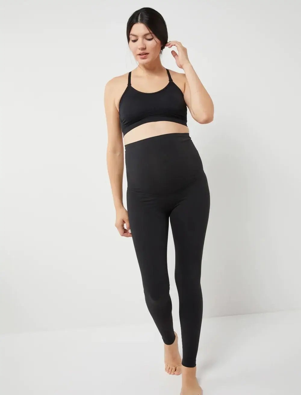 Maternity Belly Support Leggings-women's maternity leggings-ONVOILA