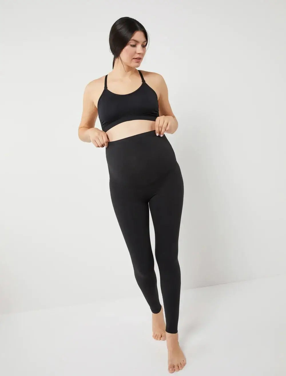 Maternity Belly Support Leggings-women's maternity leggings-ONVOILA