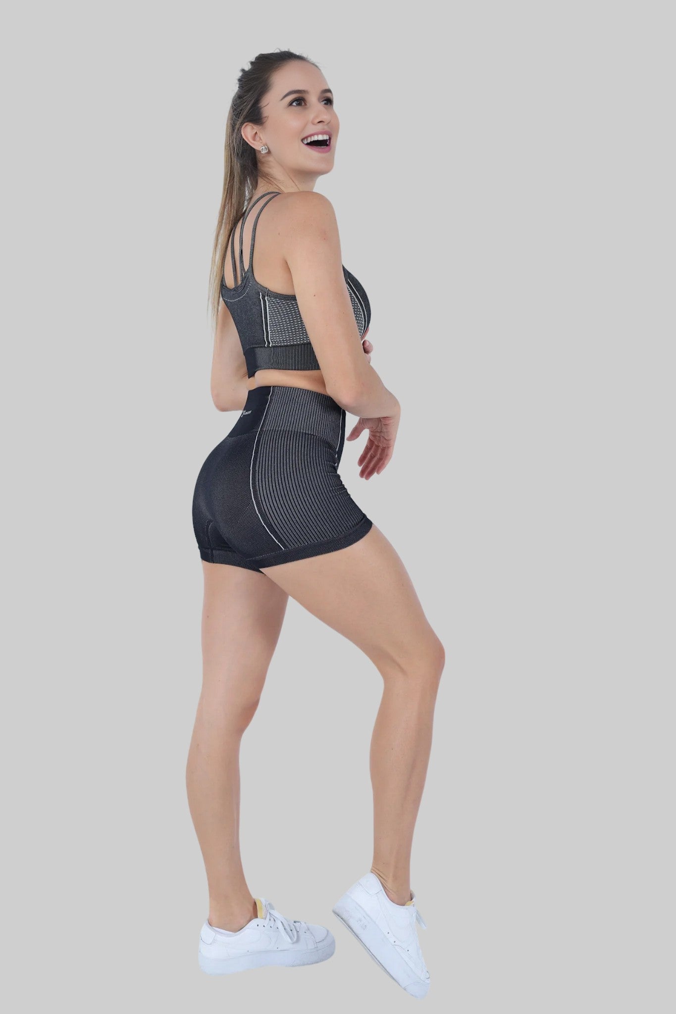 Asymmetrical Tank & Shorts Active Set-active wear-ONVOILA